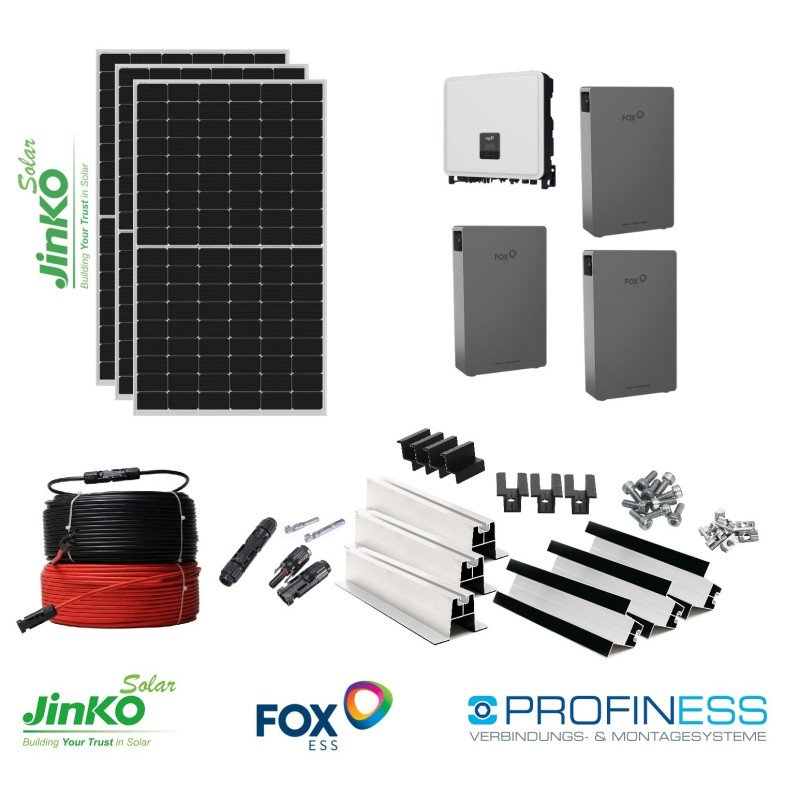 10kW Hibridinė saulės elektrinė